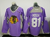 Chicago Blackhawks #81 Marian Hossa Purple Hockey Fights Cancer Night Reebok Stitched Jersey,baseball caps,new era cap wholesale,wholesale hats